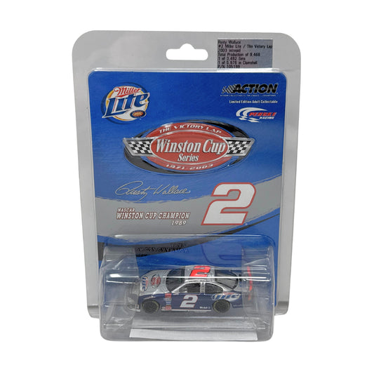 Action Nascar #2 Rusty Wallace Miller Lite Victory Lap 2003 Intrepid 164 Diecast