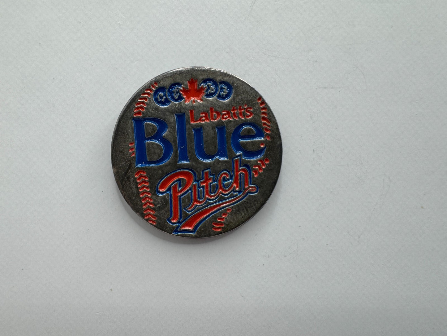 Labatt's Blue Slow Pitch Softball Lapel Pin