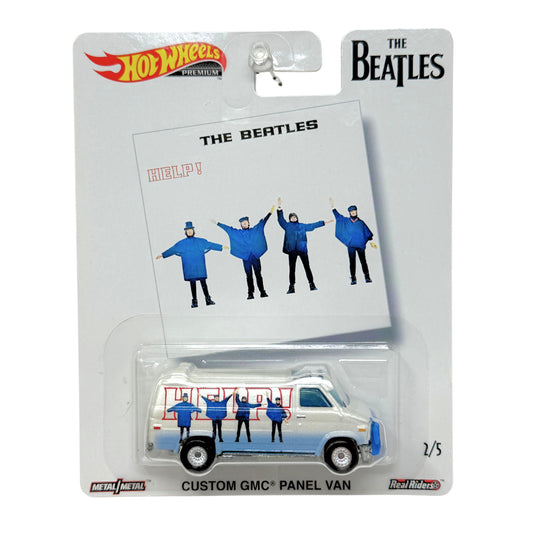 Hot Wheels Premium Beatles Help! Custom GMC Panel Van 1:64 Diecast Real Riders