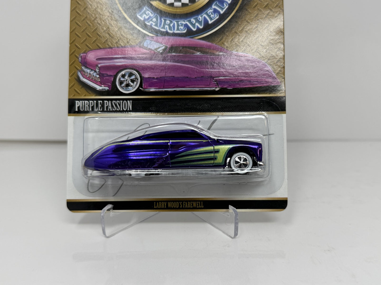 Hot Wheels Larry Wood's Farewell Purple Passion 1:64 Diecast 3857/5000