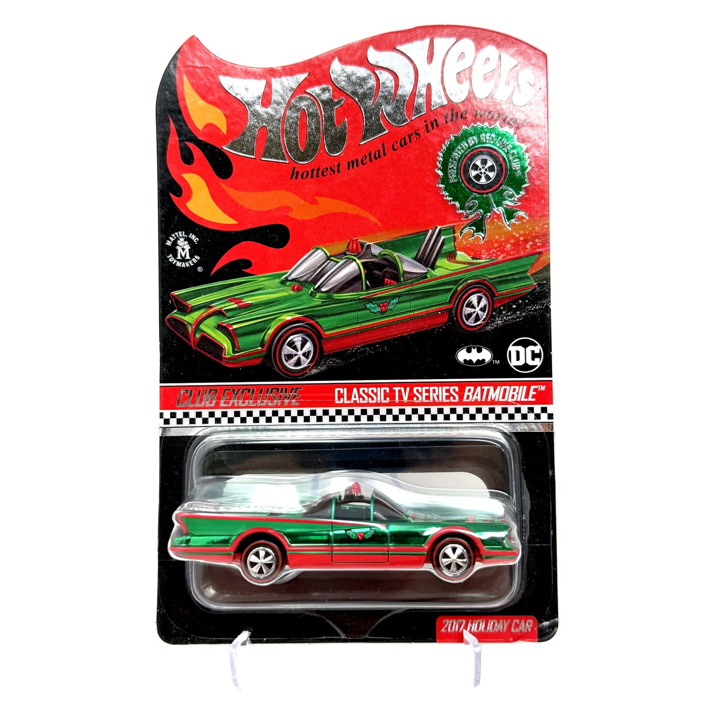 Hot Wheels RLC Red Line 2017 Holiday Classic TV Series Batmobile 1:64 Diecast