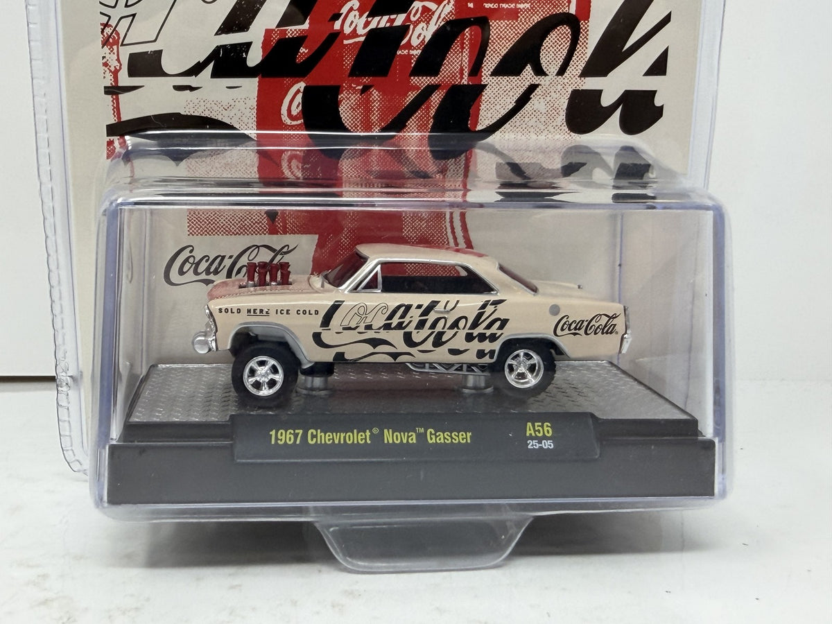M2 Machines Coca-Cola 1967 Chevrolet Nova Gasser 1:64 Diecast