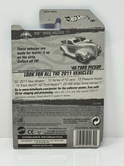 Hot Wheels Drag Racers 1940 Ford Pickup 1:64 Diecast Factory Sealed