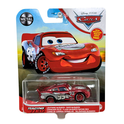Disney Pixar Cars Lightning McQueen Racing Red 2021 Metal 1:55 Diecast