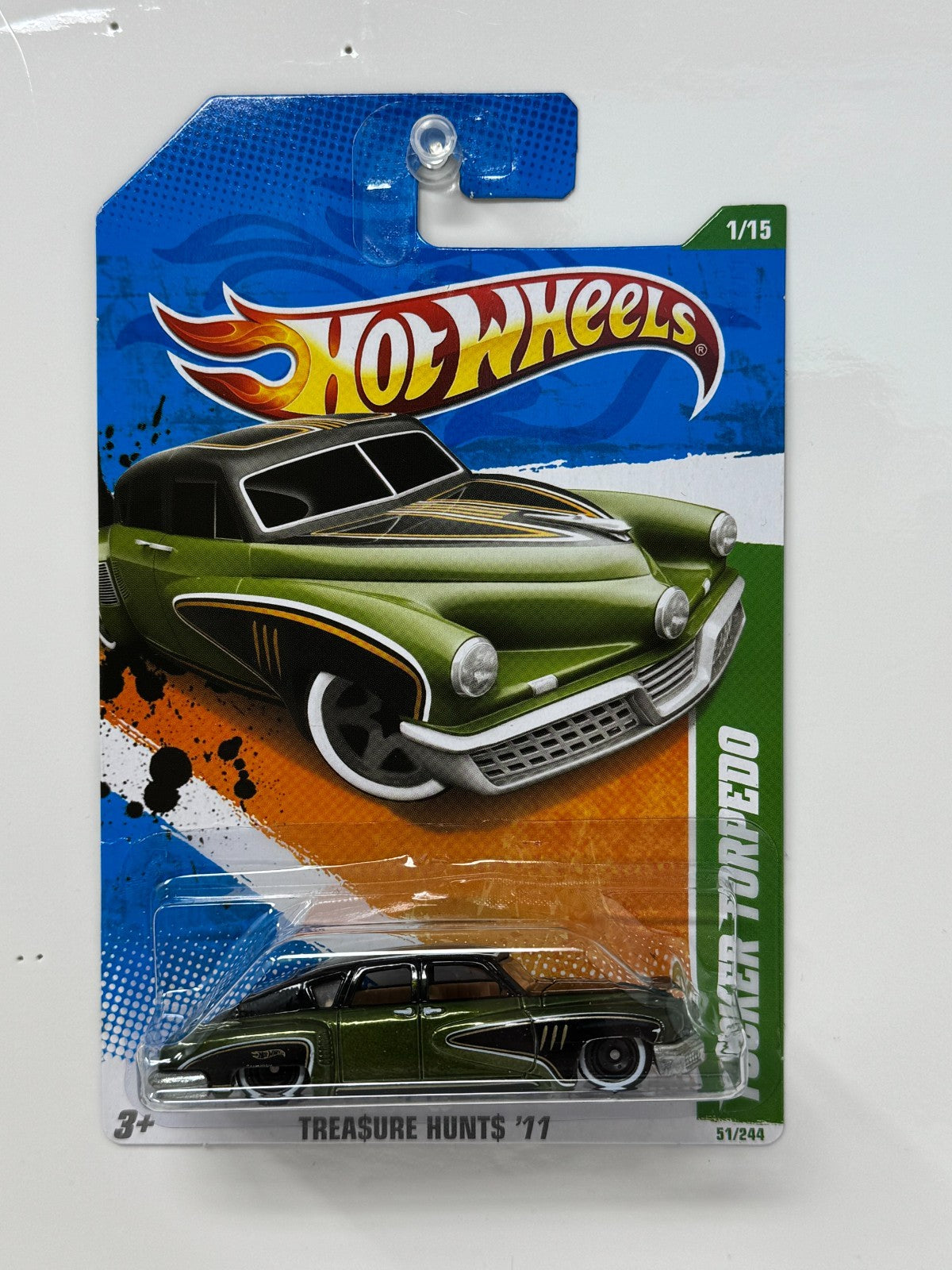Hot Wheels Super Treasure Hunt Tucker Torpedo 1:64 Diecast