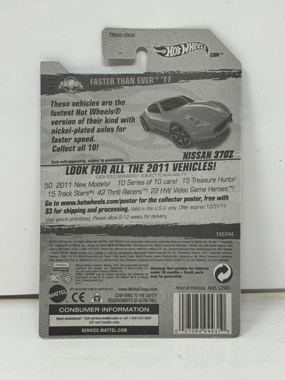 Hot Wheels Faster Than Ever '11 Nissan 370Z 1:64 Diecast