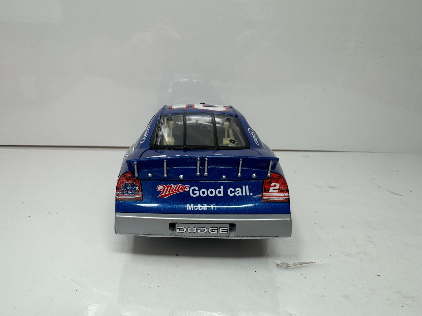 Action Nascar Rusty Wallace #2 Miller Rusty Wallace 500 2005 Charger 124 Diecast