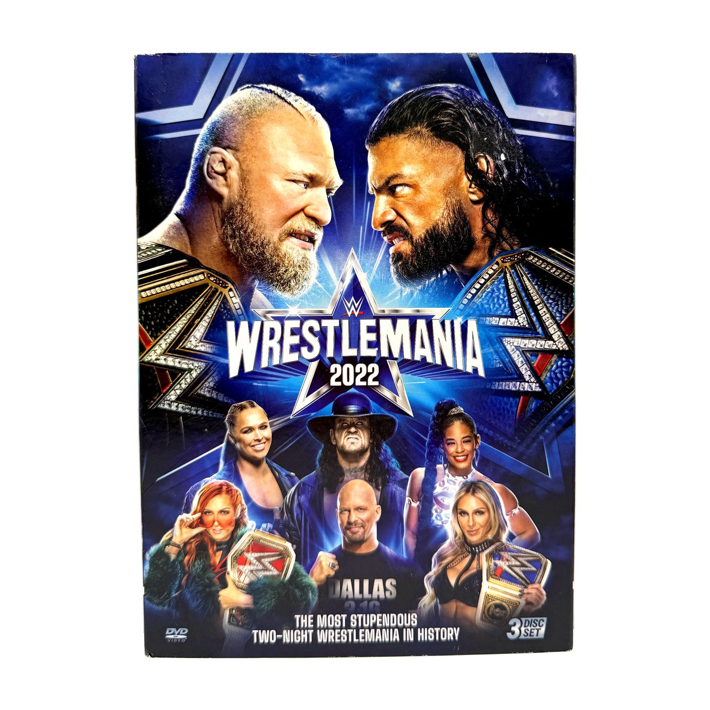 WWE WrestleMania 2022 (DVD) Roman Reigns Wrestling