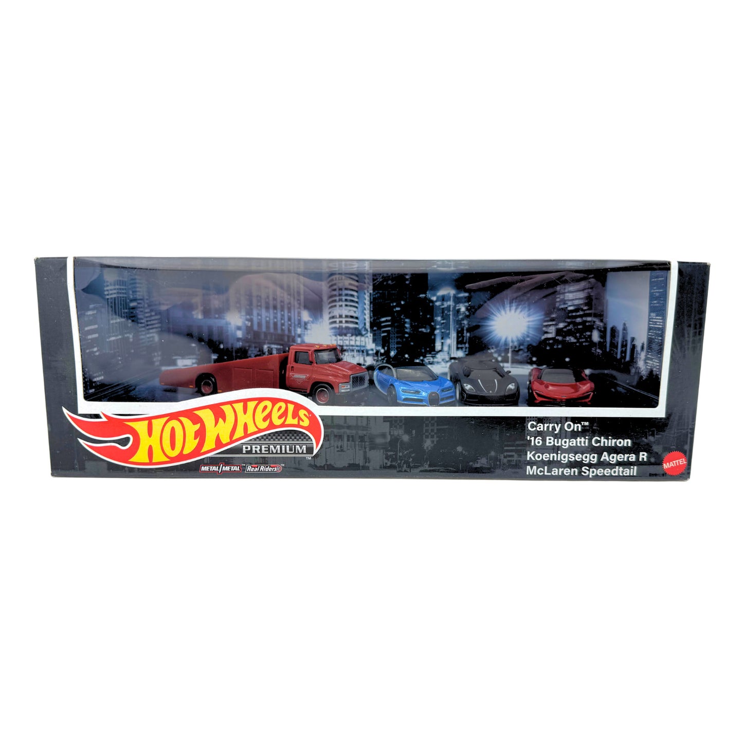 Hot Wheels Premium Hyper Cars 4-Pack Collector Diorama Set 1:64 Diecast