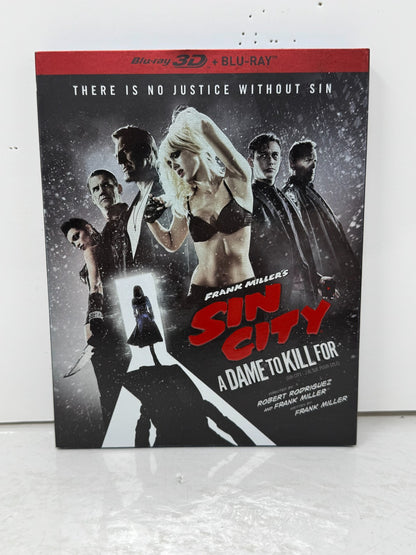 Sin City: A Dame to Kill For (3D Blu-ray) Action Crime Graphic Novel Film