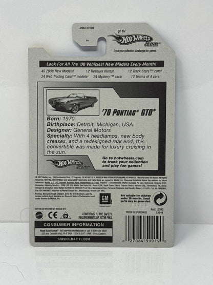 Hot Wheels New Models 1970 Pontiac GTO Convertible 1:64 Diecast Factory Sealed