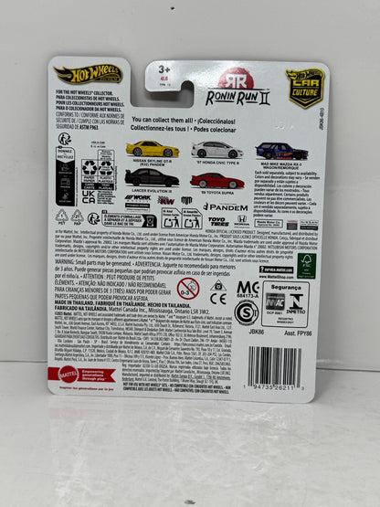Hot Wheels Premium Ronin Run II Mitsubishi Lancer Evolution IX 1:64 Diecast