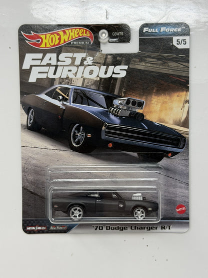 Hot Wheels Premium Fast & Furious Full Force 1970 Dodge Charger R/T Diecast