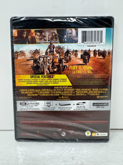 Furiosa: A Mad Max Saga (4K UHD Blu-ray) Sci-Fi Brand New and Sealed!!!