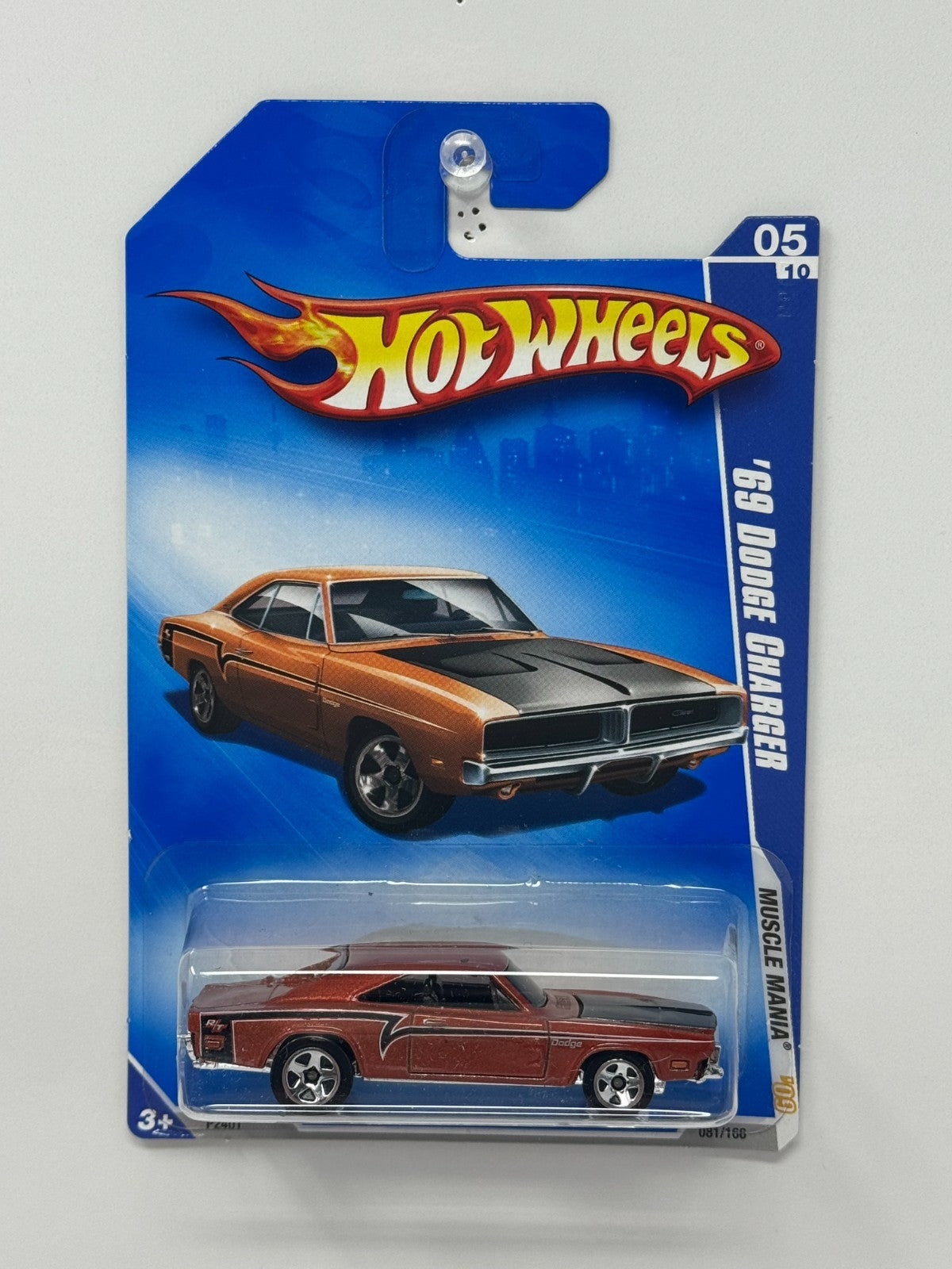Hot Wheels Muscle Mania 1969 Dodge Charger RT 1:64 Diecast Copper