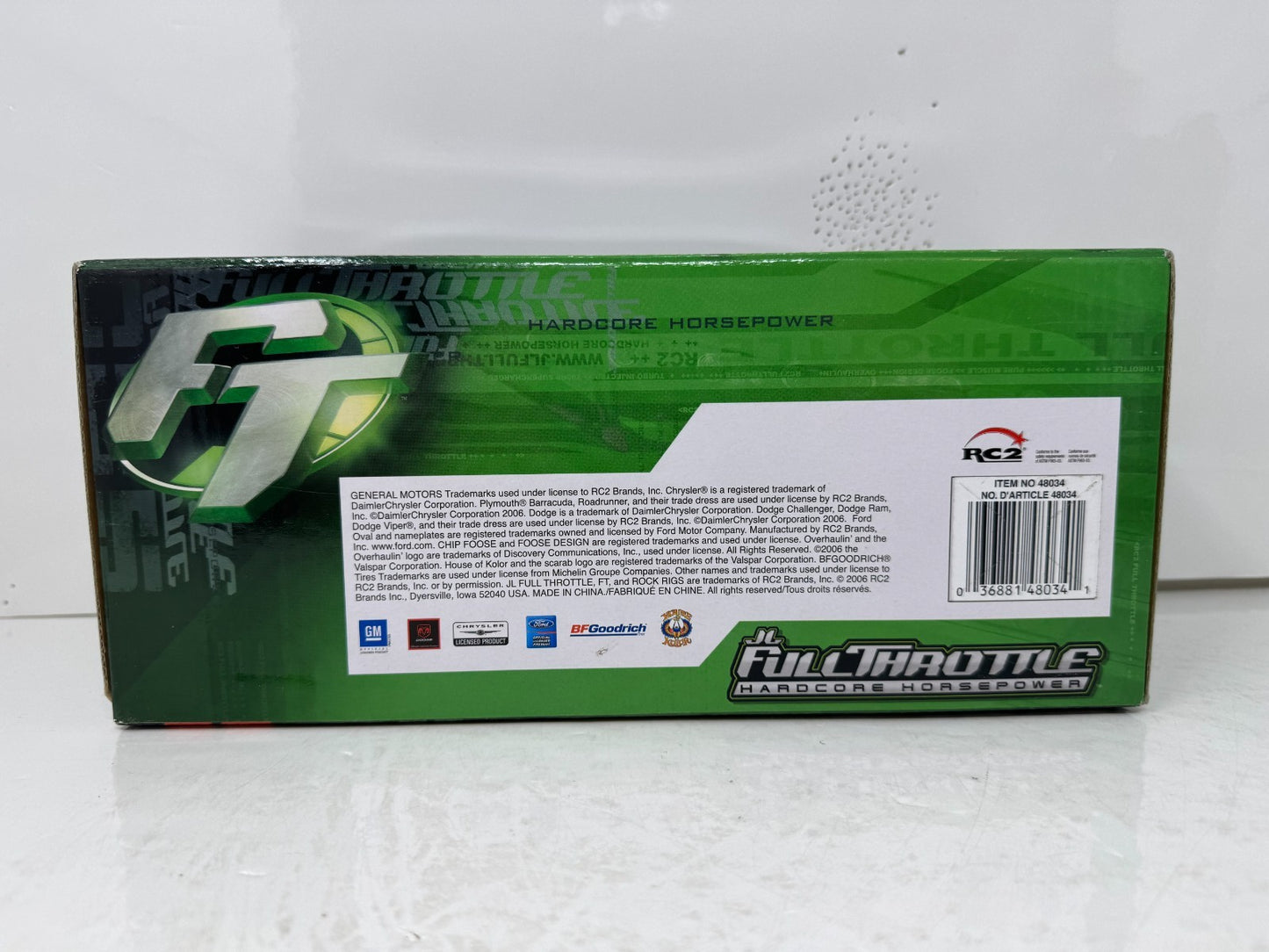 JL Full Throttle Foose Design Ford Mustang 1:18 Diecast