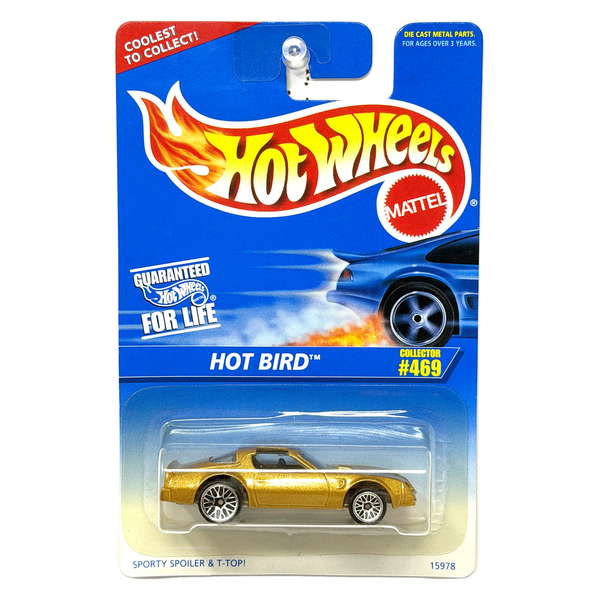 Hot Wheels Pontiac Hot Bird Collector 469 1:64 Diecast Gold V2