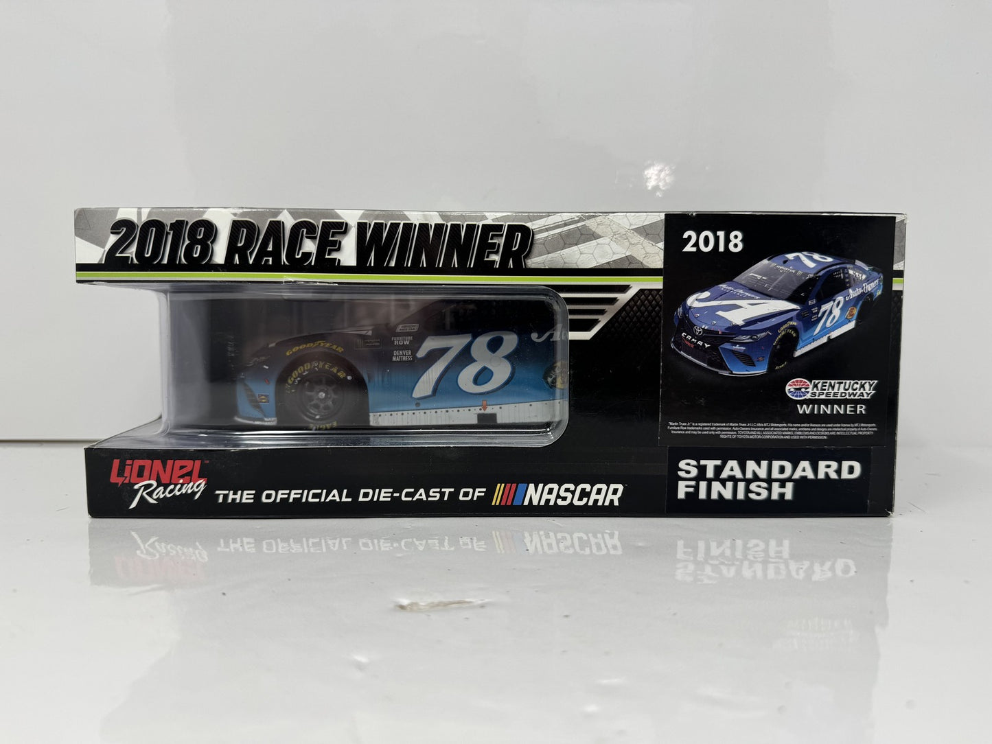 Lionel NASCAR Martin Truex Jr. #78 Big A Kentucky Raced Win 2018 1:24 Diecast