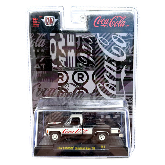 M2 Machines Coca-Cola 1973 Chevrolet Cheyenne Super 30 1:64 Diecast