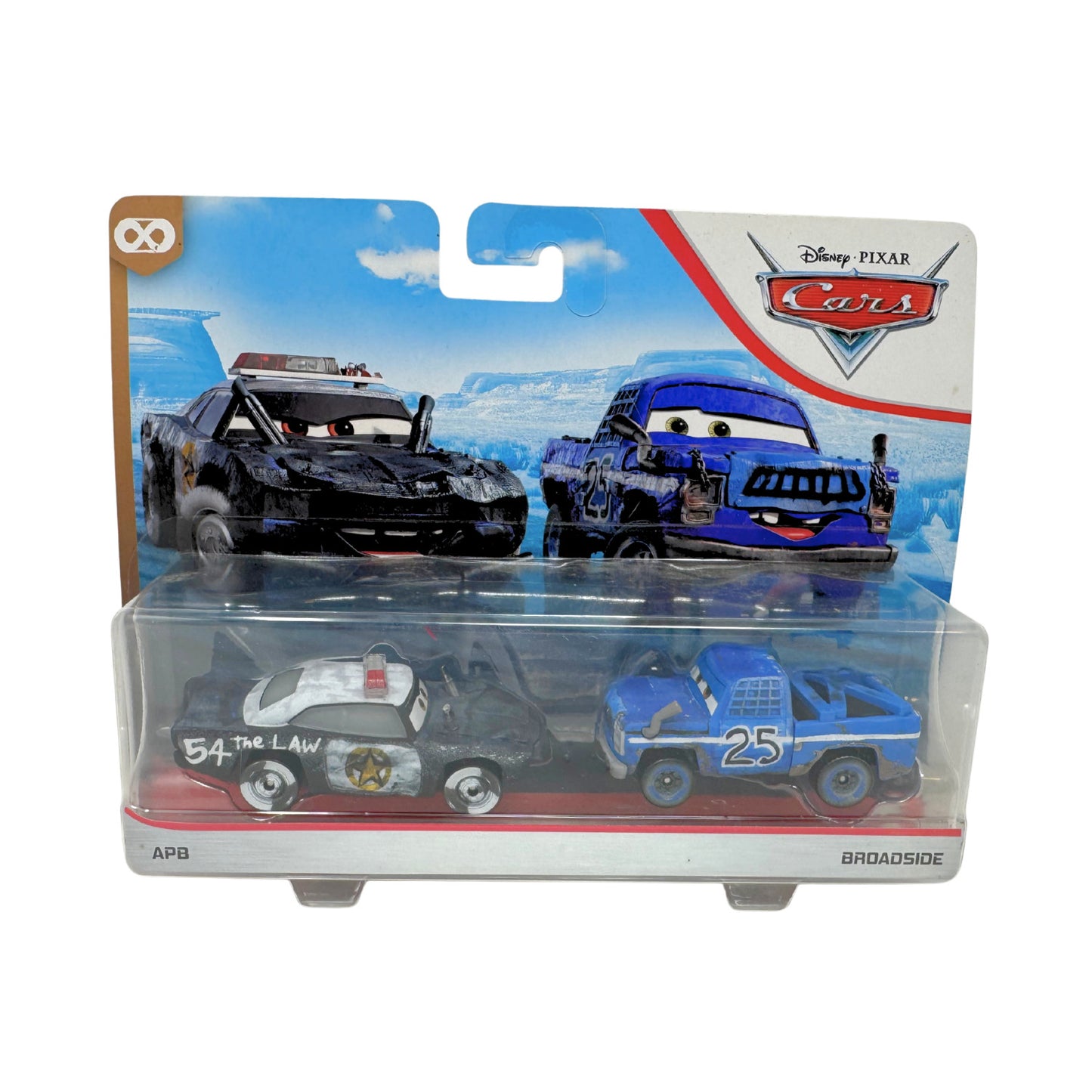 Disney Pixar Cars Thunder Hollow APB & Broadside 1:55 Diecast