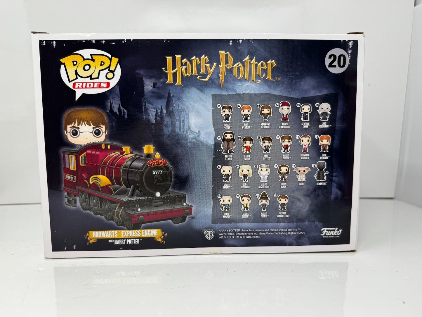 Funko Pop! Rides #20 Hogwarts Express Engine with Harry Potter Vinyl Figure