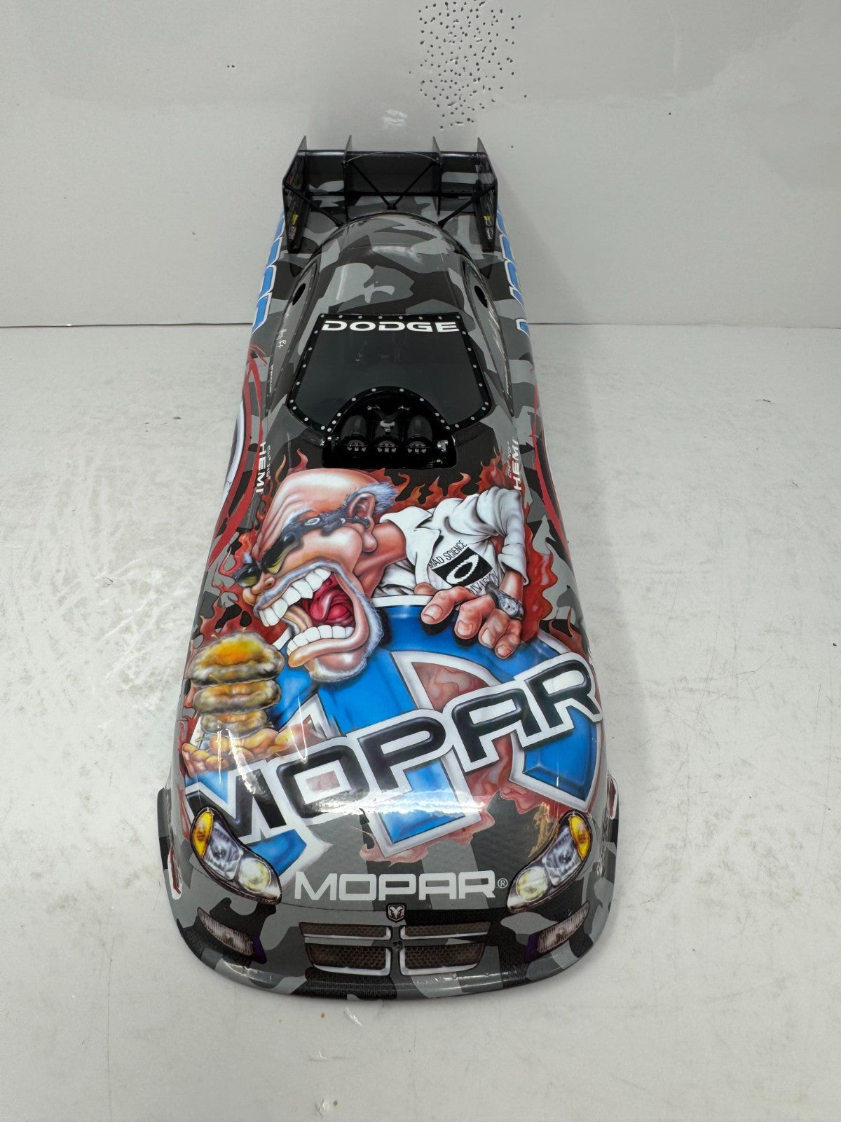 Milestone Gary Scelzi NHRA Mopar Oakley Night Camo Dodge Funny Car 1:16 Scale