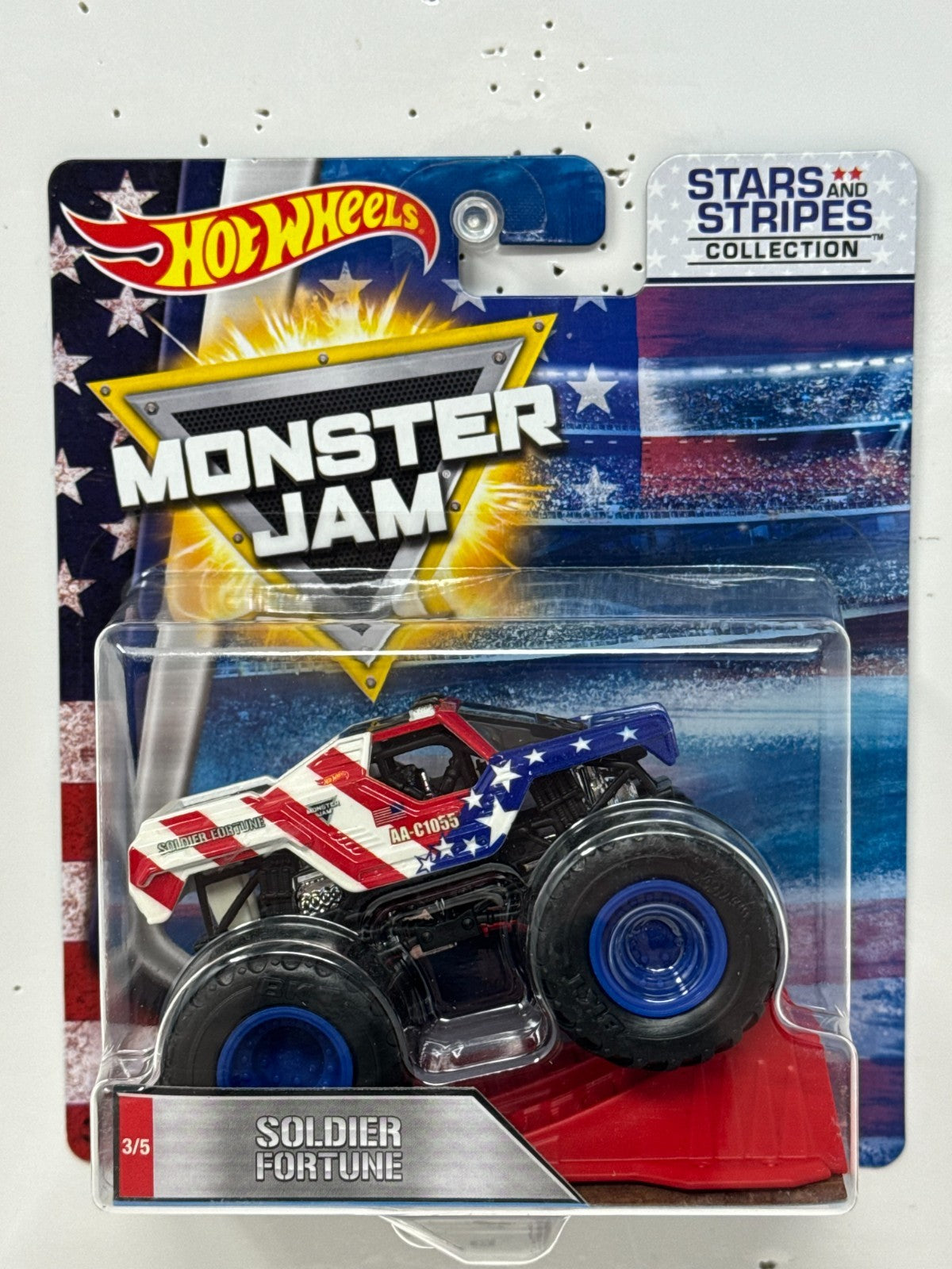 Hot Wheels Monster Jam Stars and Stripes Soldier Fortune 1:64 Diecast