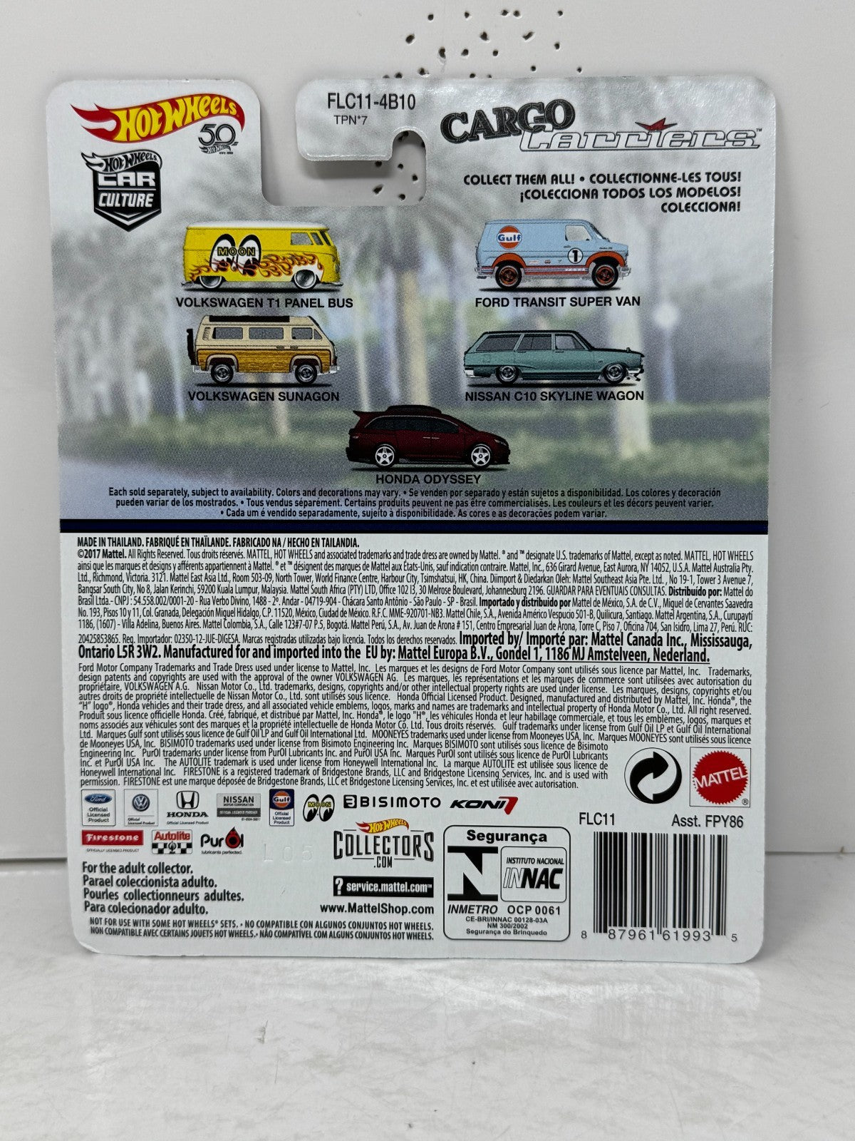 Hot Wheels Premium Cargo Carriers Honda Odyssey 1:64 Diecast