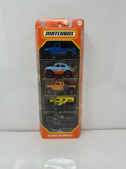 Matchbox No Road, No Problem 5-Pack Gift Set 1:64 Diecast