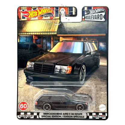 Hot Wheels Premium Boulevard #60 Mercedes-Benz AMG E 36 Estate 1:64 Diecast