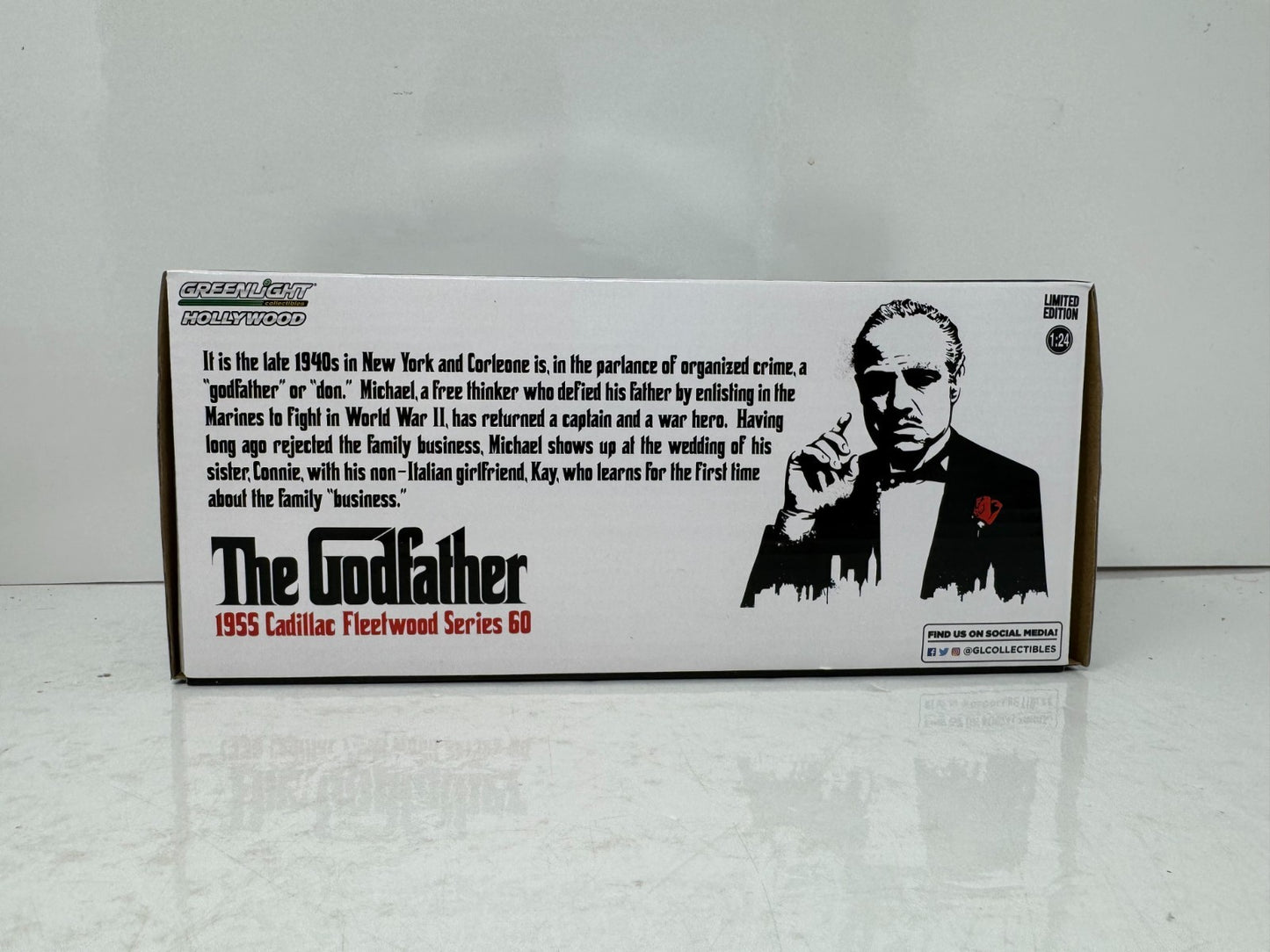 Greenlight Hollywood The Godfather 1955 Cadillac Fleetwood 1:24 Diecast