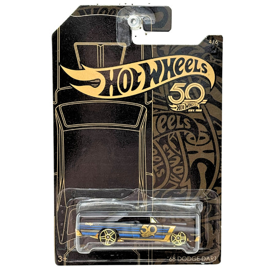Hot Wheels Black & Gold 1968 Dodge Dart 1:64 Diecast