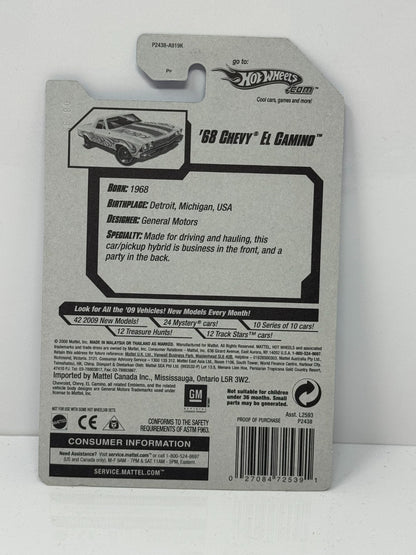 Hot Wheels Heat Fleet 1968 Chevy El Camino 1:64 Diecast Factory Sealed