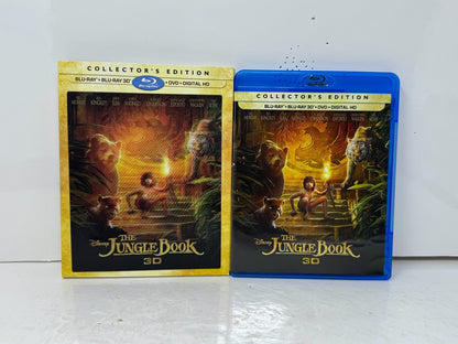 The Jungle Book (3D Blu-ray) Disney Live Action Adventure Family Movie