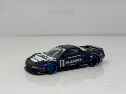 Kaido House MINI GT Honda NSX Kaido Racing V2 1:64 Diecast Purple