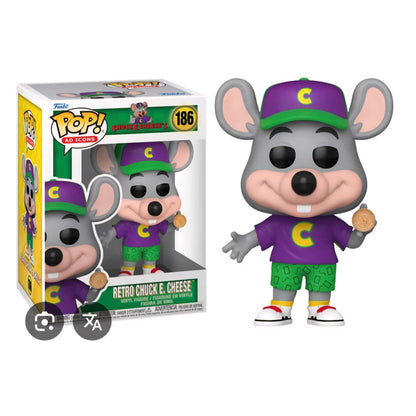 Funko Pop! AD Icons Chuck E. Cheese's #186 Retro Chuck E. Cheese Vinyl Figure