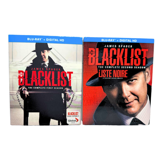 The Blacklist Seasons 1-2 (Blu-ray) James Spader Crime Thriller TV Show