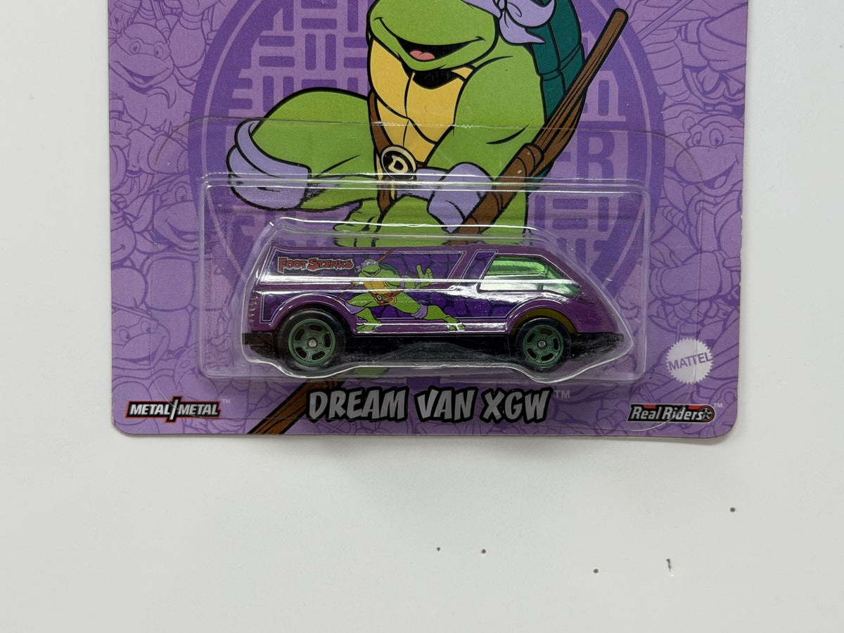 Hot Wheels Teenage Mutant Ninja Turtles Donatello Dream Van XGW 1:64 Diecast