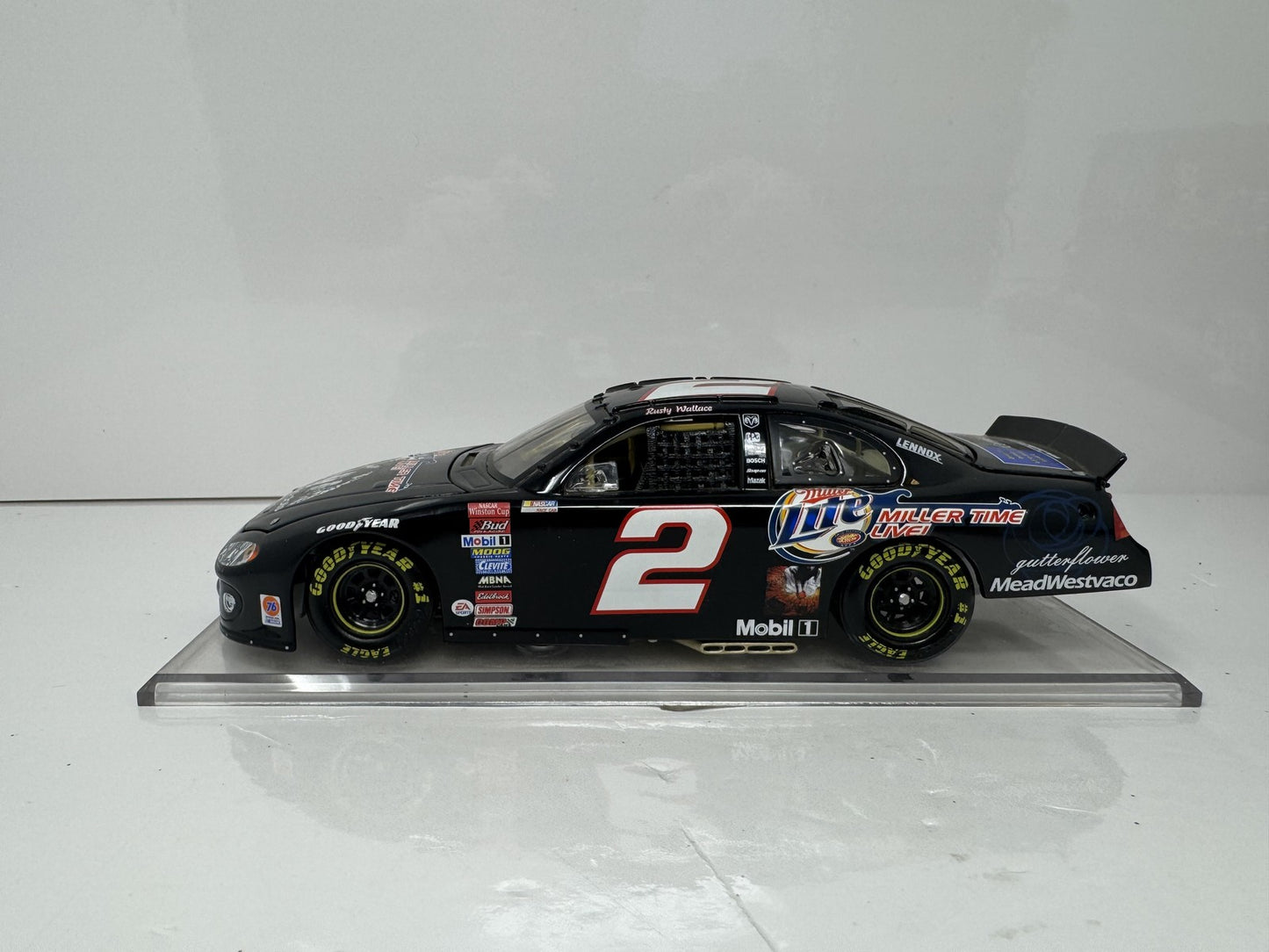Action Nascar Rusty Wallace #2 Miller Lite Goo Goo Dolls Intrepid 1:24 Diecast