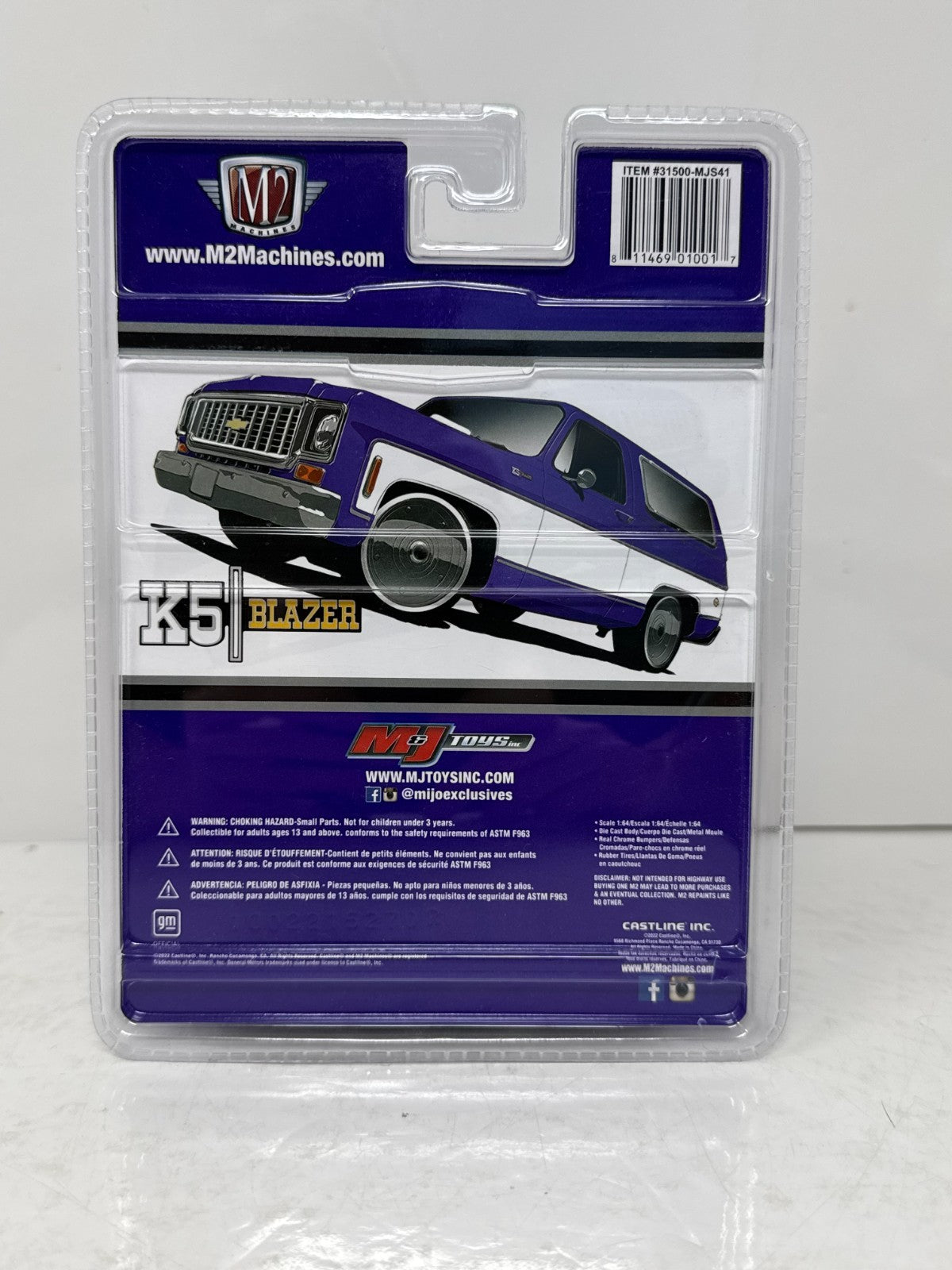 M2 Machines 1973 Chevrolet K5 Blazer 1:64 Diecast