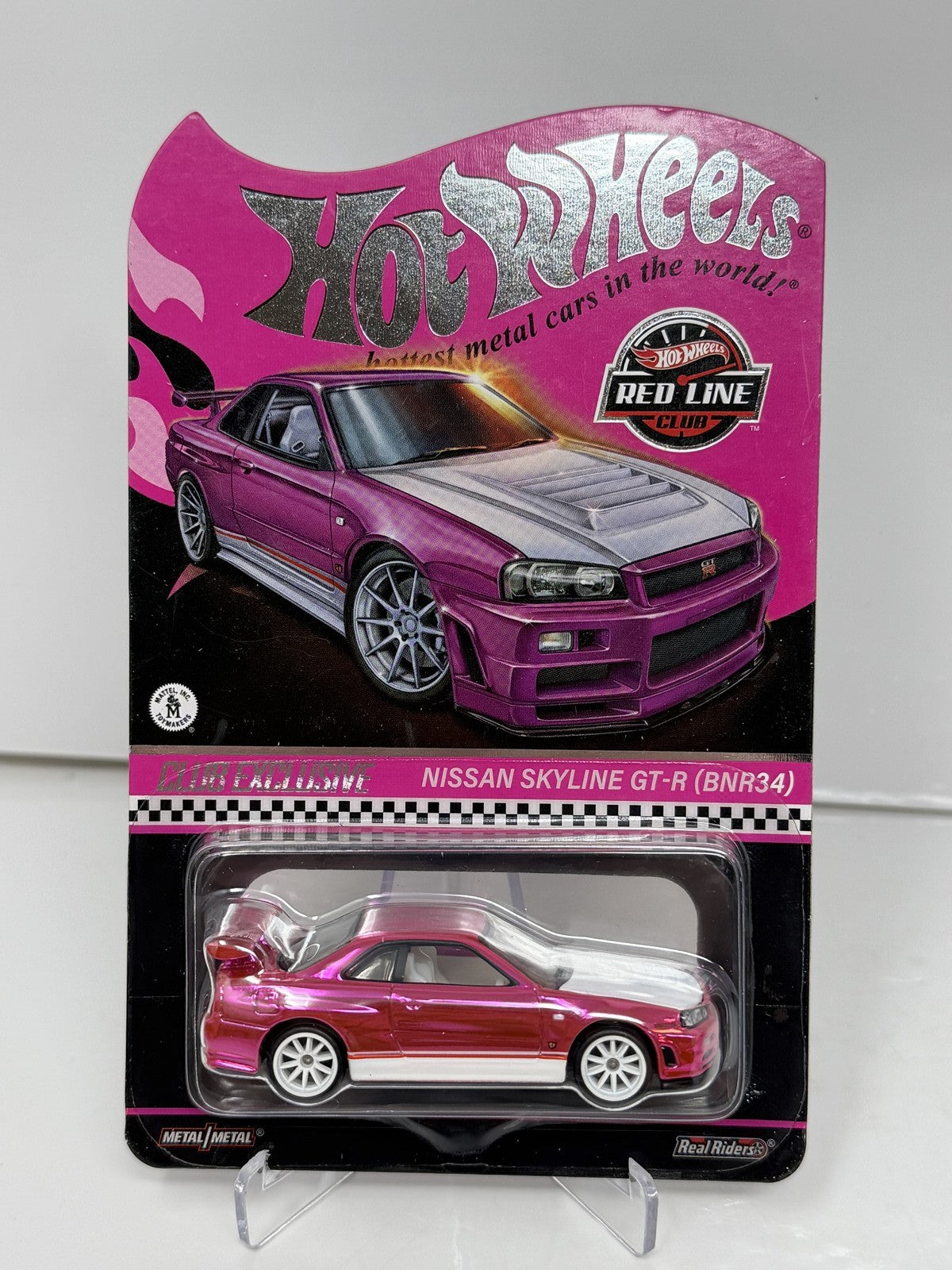Hot Wheels RLC Red Line Club Exclusive Nissan Skyline GT-R BNR34 1:64 Diecast
