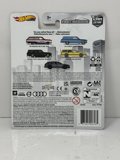 Hot Wheels Premium Fast Wagons 2017 Audi RS 6 Avant 1:64 Diecast