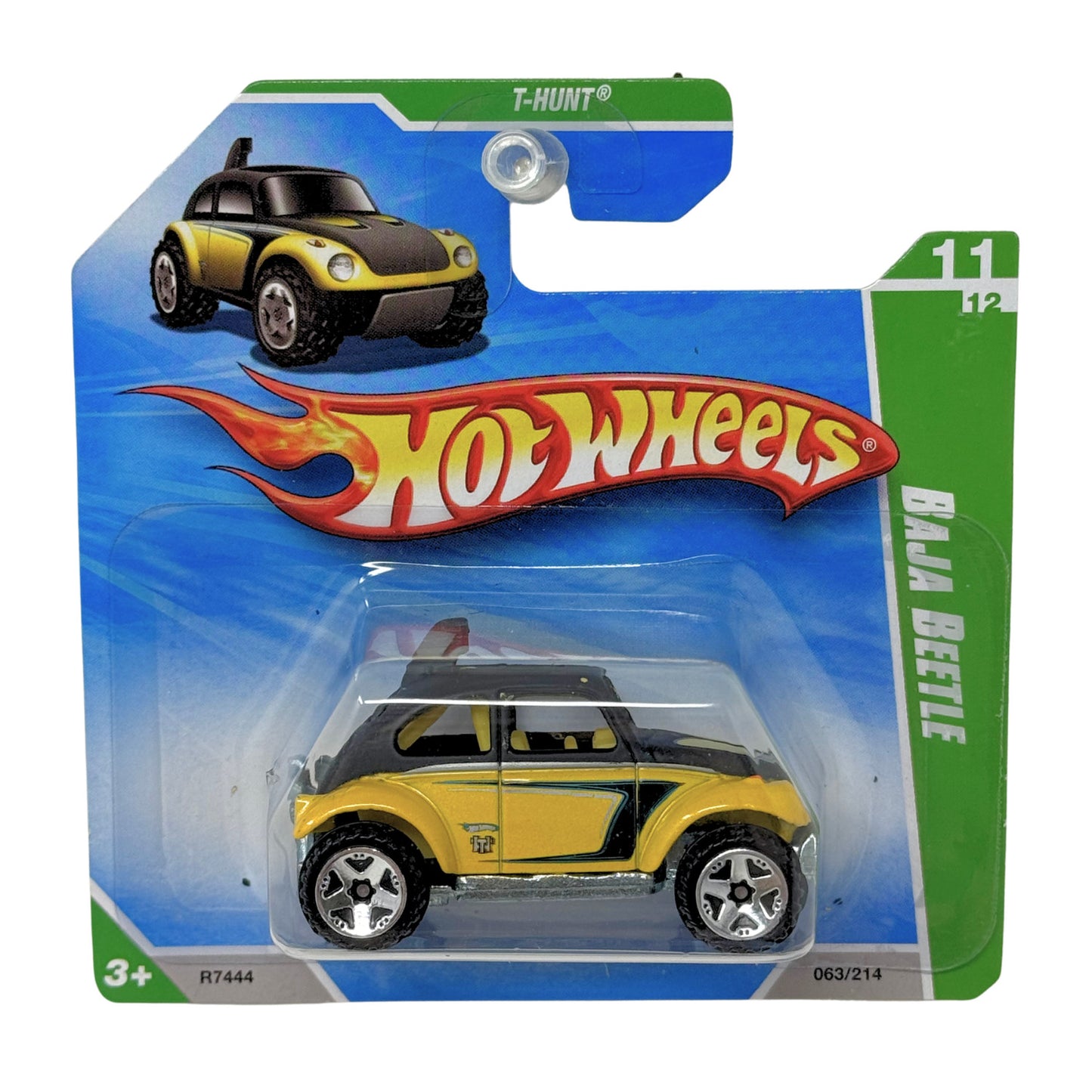 Hot Wheels Treasure Hunt Volkswagen Baja Beetle 1:64 Diecast Short Card