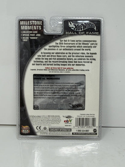 Hot Wheels Hall of Fame Milestone Moments Snake vs. Mongoose 1:64 Diecast