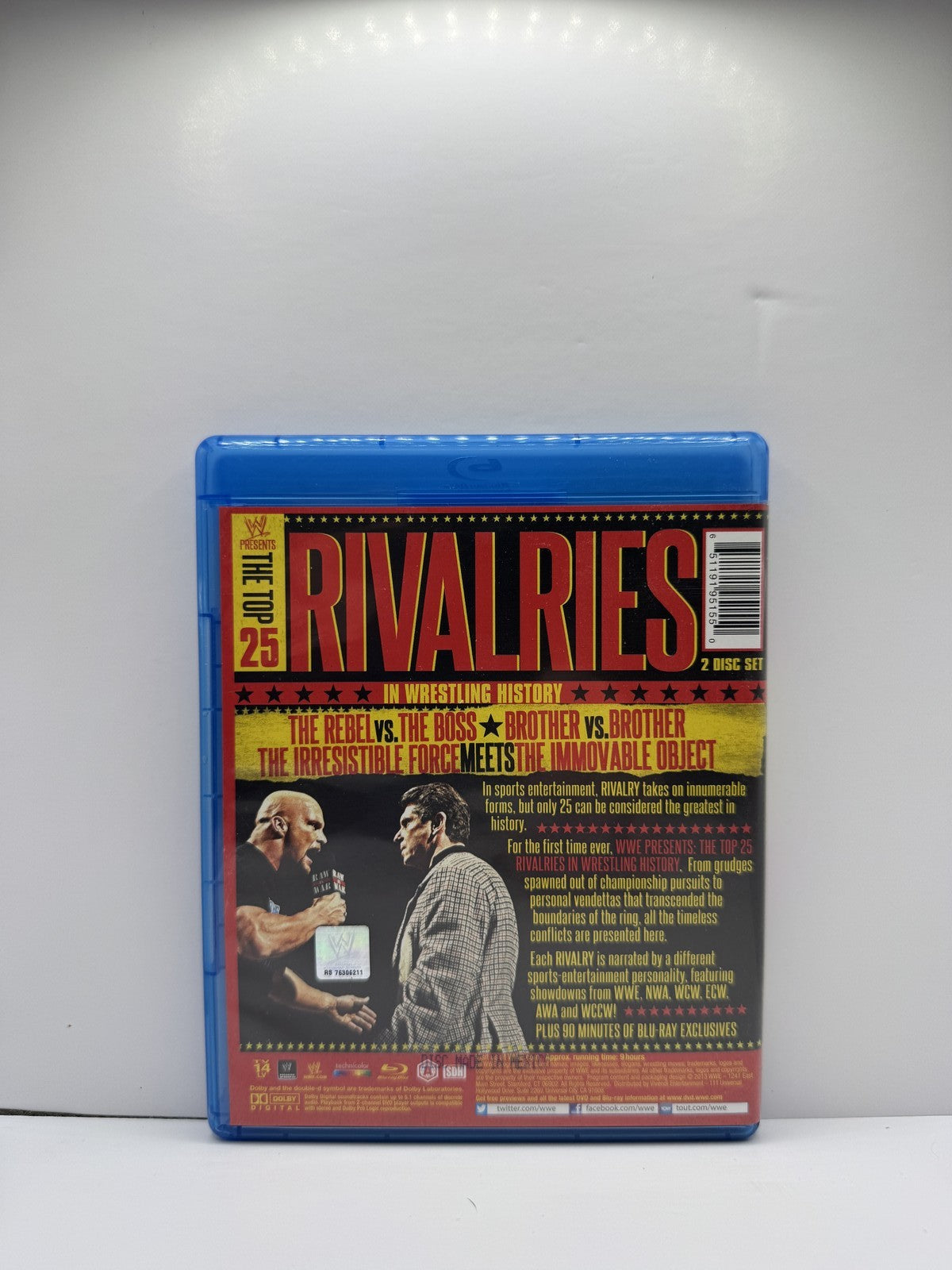 Top 25 Rivalries in Wrestling History (Blu-ray) WWE Wrestling