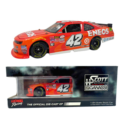Lionel NASCAR Kyle Larson #42 ENEOS 2018 Chevy Camaro Autographed 1:24 Diecast