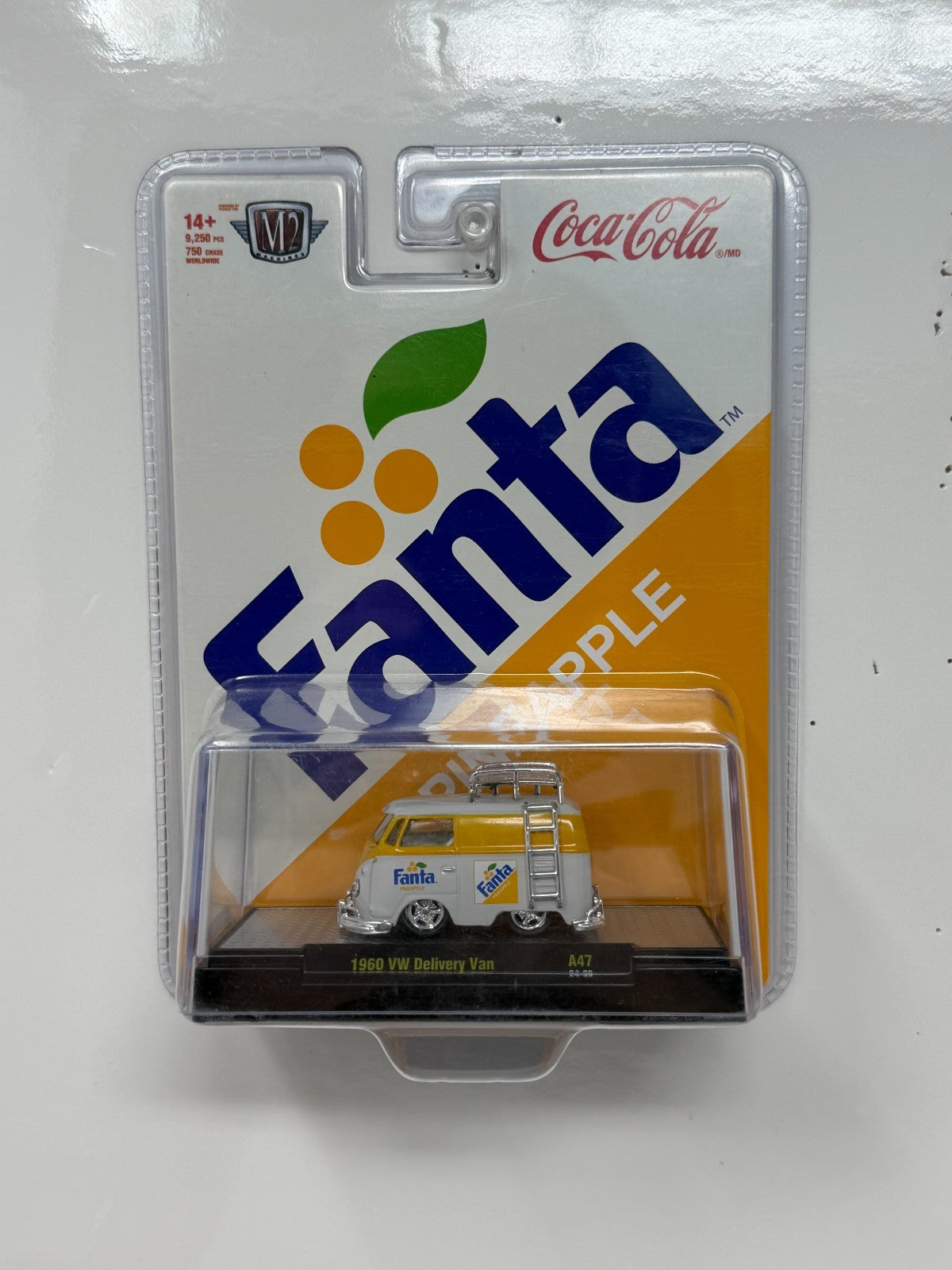 M2 Machines Fanta Pineapple 1960 Volkswagen Delivery Van 1:64 Diecast