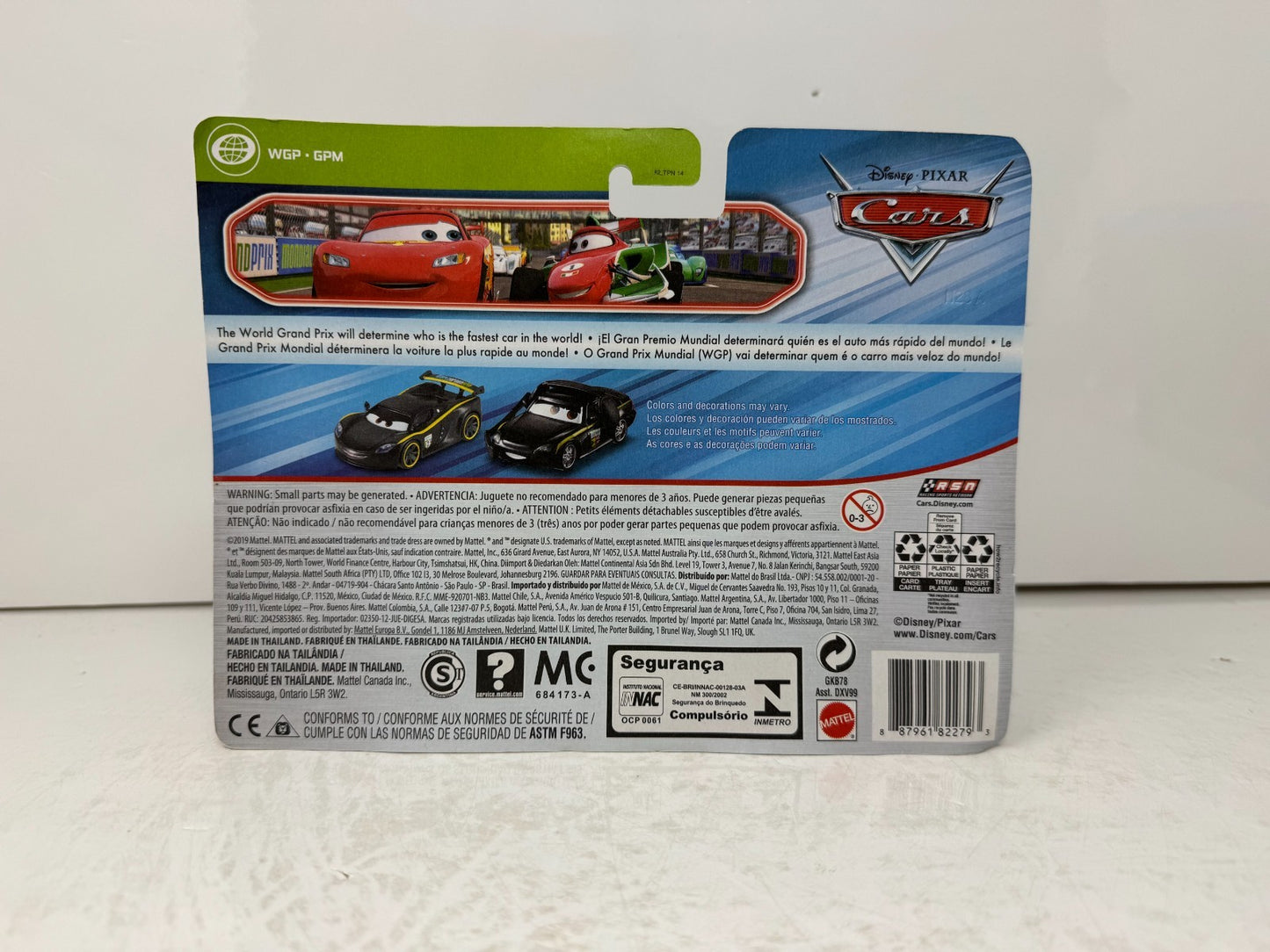 Disney Pixar Cars Lewis Hamilton & Bruce Boxmann 2-Pack 1:55 Diecast Set