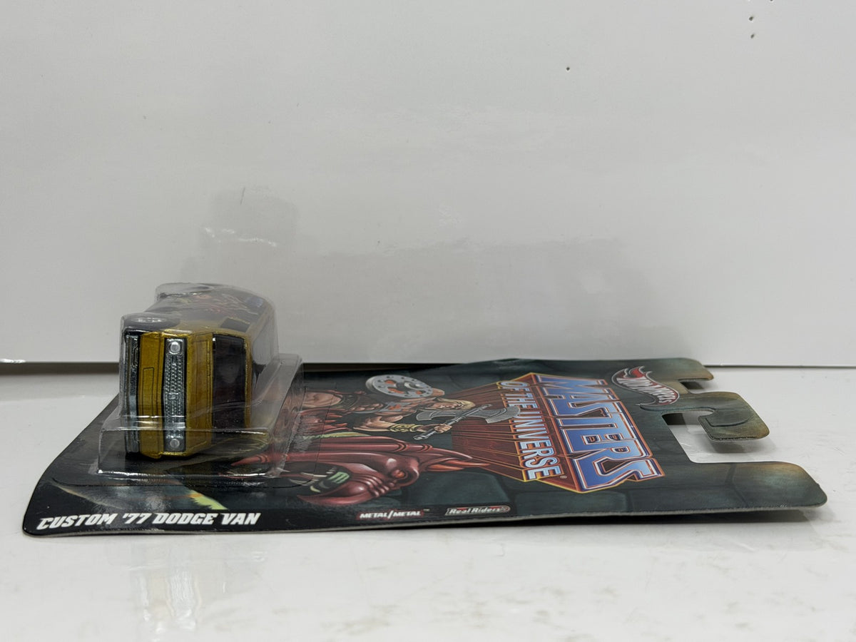 Hot Wheels Masters of the Universe 1977 Dodge Van He-Man 1:64 Diecast Real Rider