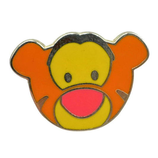 Disney Cute Characters Winnie the Pooh Tigger Face Trading Pin DC1S18